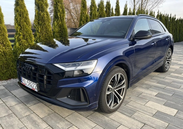 Audi SQ8 cena 399000 przebieg: 54000, rok produkcji 2021 z Pabianice małe 379